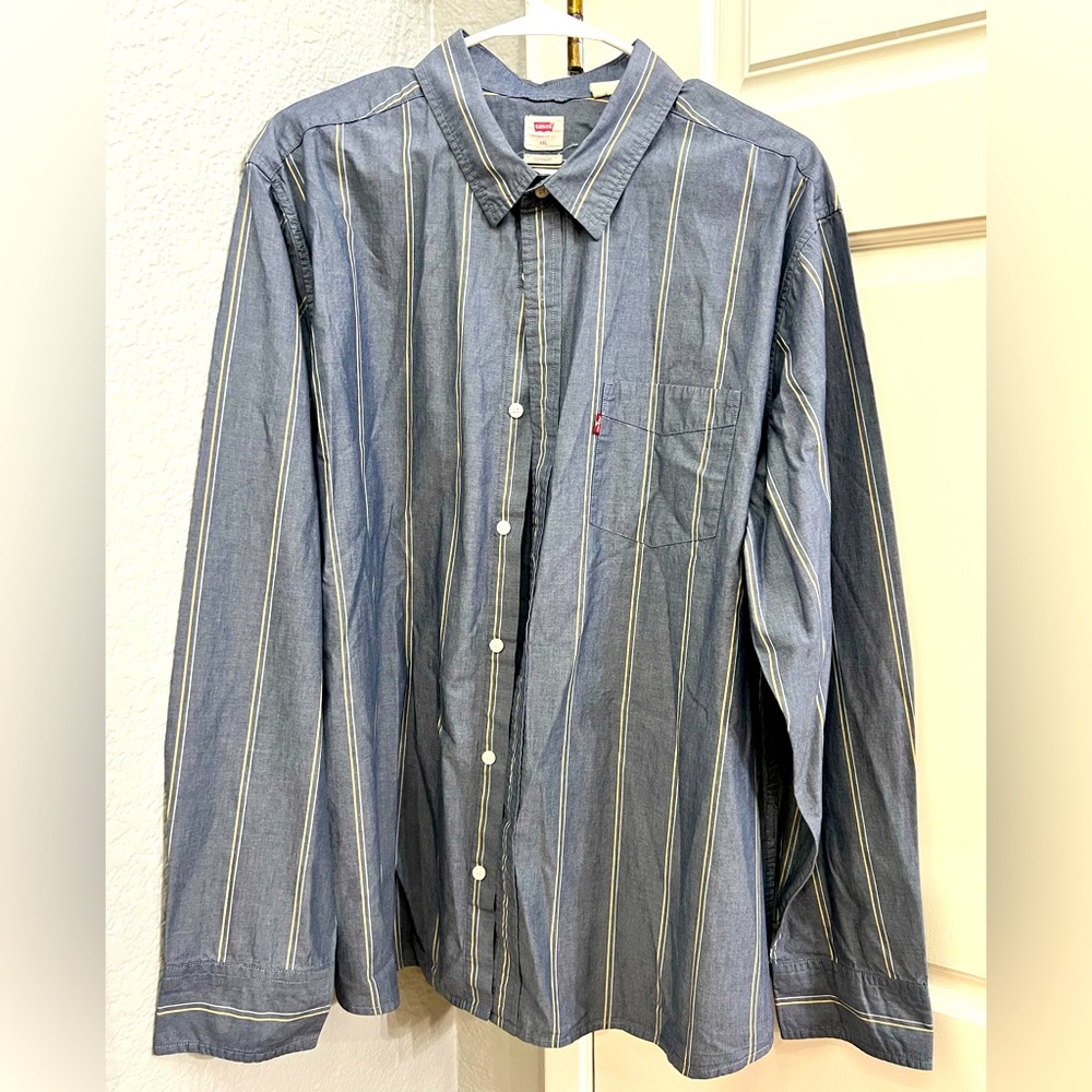 Levi’s Striped Button Down Shirt - image 1